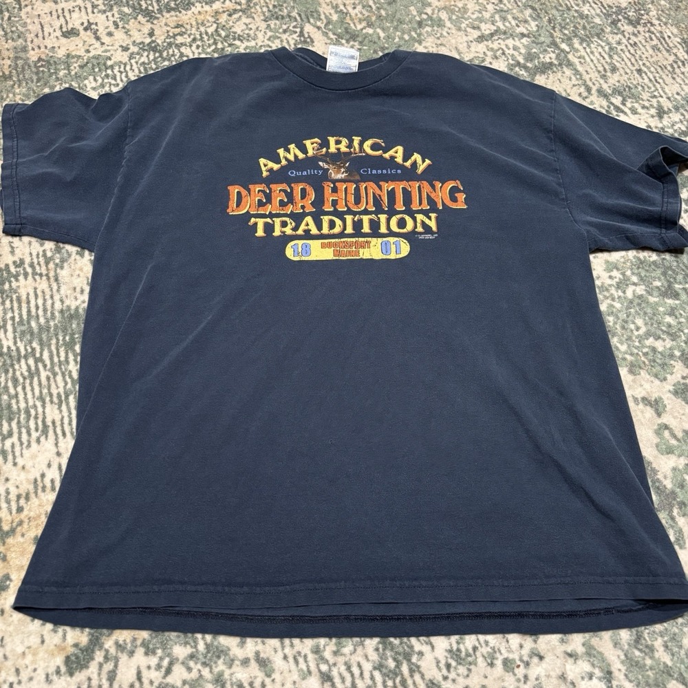 Vintage "American Tradition Deer Hunting" Tshirt XL Tennessee River